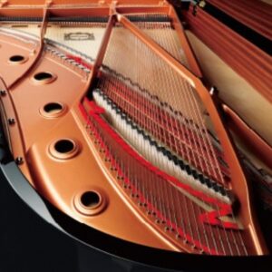 Veldhuis Pianoverhuur en verkoop - Yamaha C3 studio zwart hoogglans inside